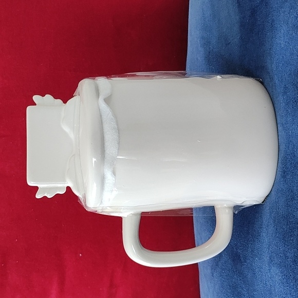 New Rae Dunn Love Letters Mug with Topper - Picture 2 of 6